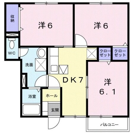 紀三井寺駅 バス15分  布引南下車：停歩3分 1階の物件間取画像